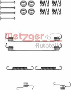 Metzger 105-0819 - Kit d'accessoires, mâchoire de frein cwaw.fr