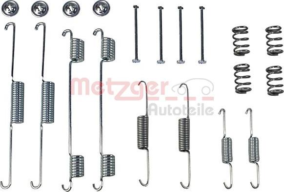 Metzger 105-0817 - Kit d'accessoires, mâchoire de frein cwaw.fr