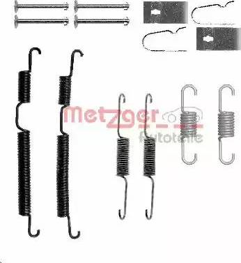 Metzger 105-0885 - Kit d'accessoires, mâchoire de frein cwaw.fr