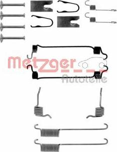 Metzger 105-0751 - Kit d'accessoires, mâchoire de frein cwaw.fr