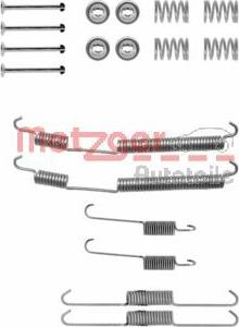 Metzger 105-0753 - Kit d'accessoires, mâchoire de frein cwaw.fr