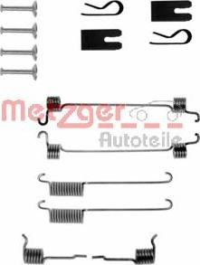 Metzger 105-0772 - Kit d'accessoires, mâchoire de frein cwaw.fr