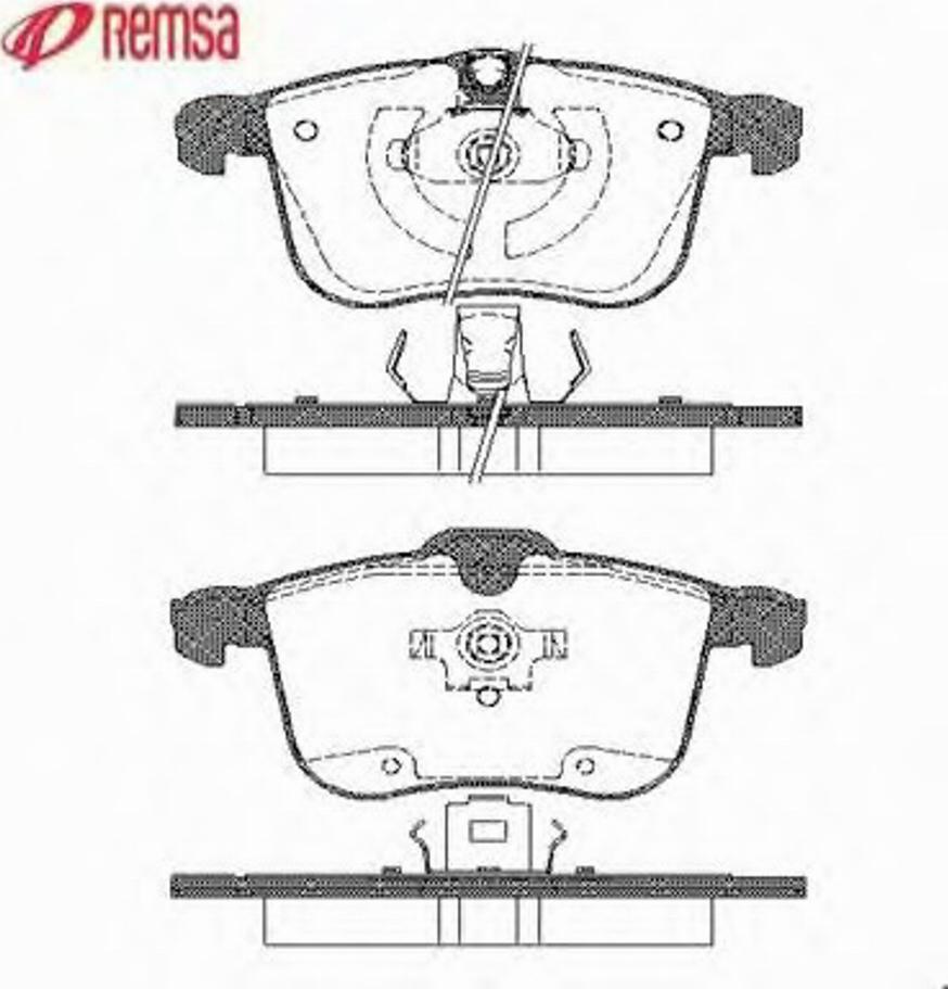 Metzger 105300 - Kit de plaquettes de frein, frein à disque cwaw.fr