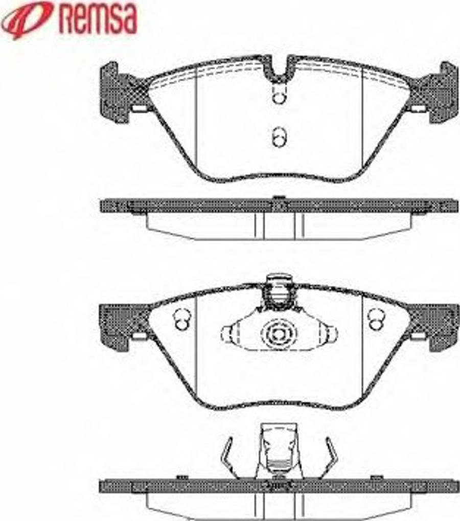 Metzger 105200 - Kit de plaquettes de frein, frein à disque cwaw.fr