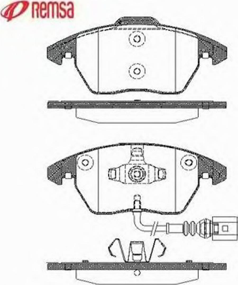 Metzger 103001 - Kit de plaquettes de frein, frein à disque cwaw.fr