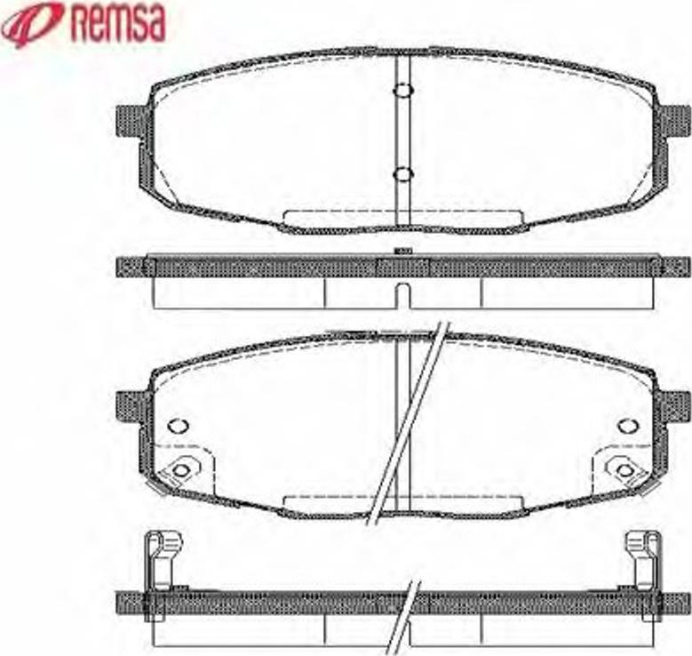 Metzger 103802 - Kit de plaquettes de frein, frein à disque cwaw.fr