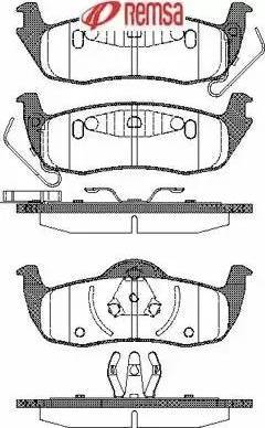 Metzger 1170766 - Kit de plaquettes de frein, frein à disque cwaw.fr