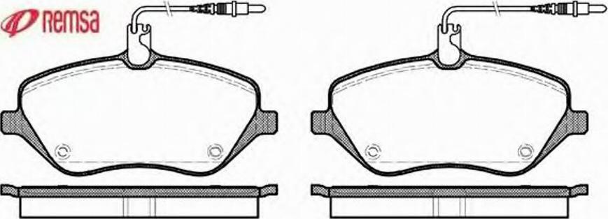 Metzger 110104 - Kit de plaquettes de frein, frein à disque cwaw.fr