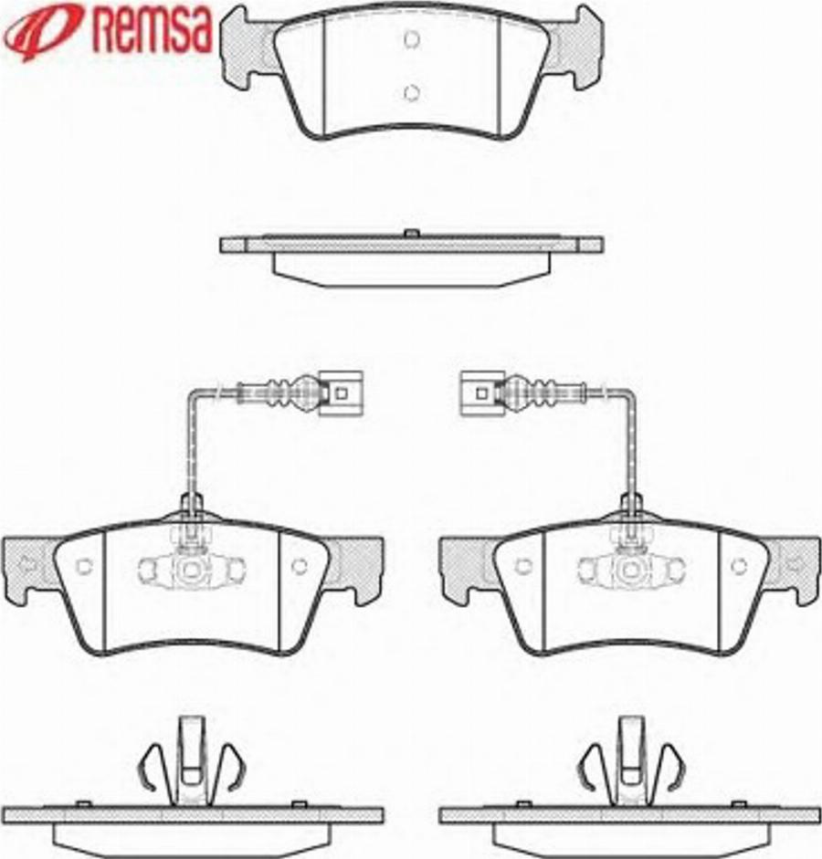 Metzger 118702 - Kit de plaquettes de frein, frein à disque cwaw.fr