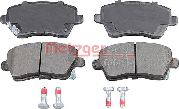 Metzger 1170900 - Kit de plaquettes de frein, frein à disque cwaw.fr