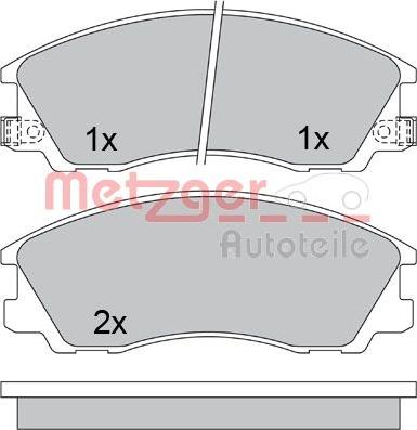 ACKOJA A52-2122 - Kit de plaquettes de frein, frein à disque cwaw.fr