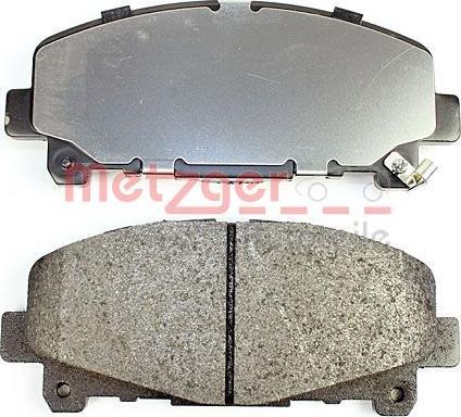 Metzger 1170840 - Kit de plaquettes de frein, frein à disque cwaw.fr