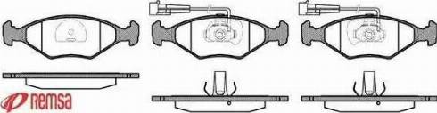 Metzger 1170806 - Kit de plaquettes de frein, frein à disque cwaw.fr