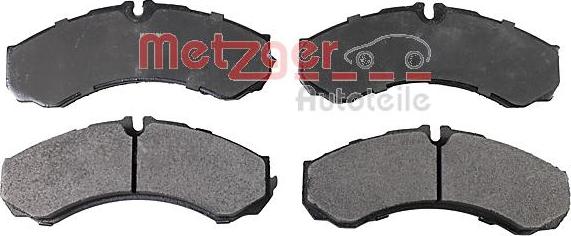 Metzger 1170874 - Kit de plaquettes de frein, frein à disque cwaw.fr