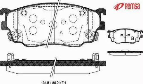 Metzger 1170751 - Kit de plaquettes de frein, frein à disque cwaw.fr