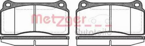 Metzger 1170760 - Kit de plaquettes de frein, frein à disque cwaw.fr