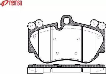 Metzger 1170768 - Kit de plaquettes de frein, frein à disque cwaw.fr