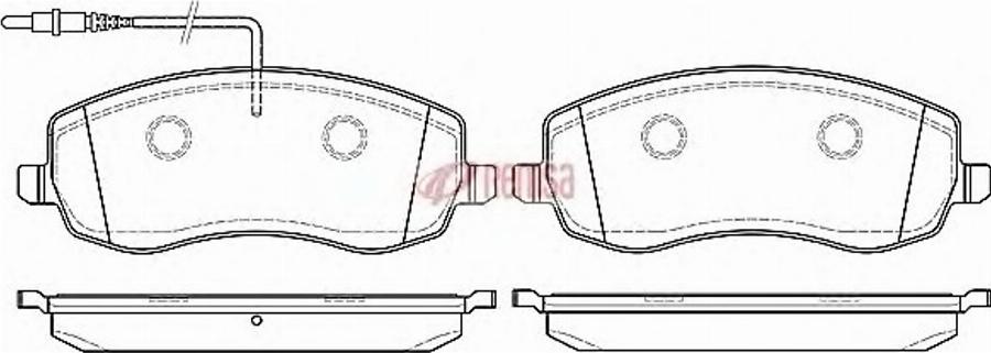 Metzger 139302 - Kit de plaquettes de frein, frein à disque cwaw.fr