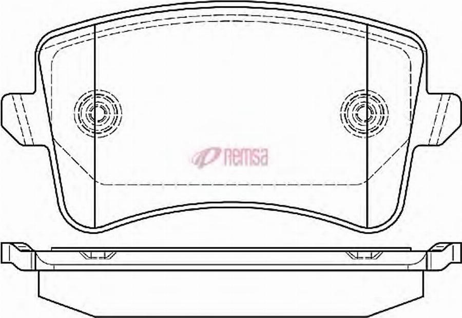 Metzger 1343.00 - Kit de plaquettes de frein, frein à disque cwaw.fr