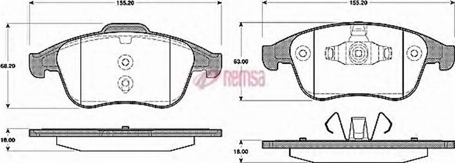 Metzger 138900 - Kit de plaquettes de frein, frein à disque cwaw.fr