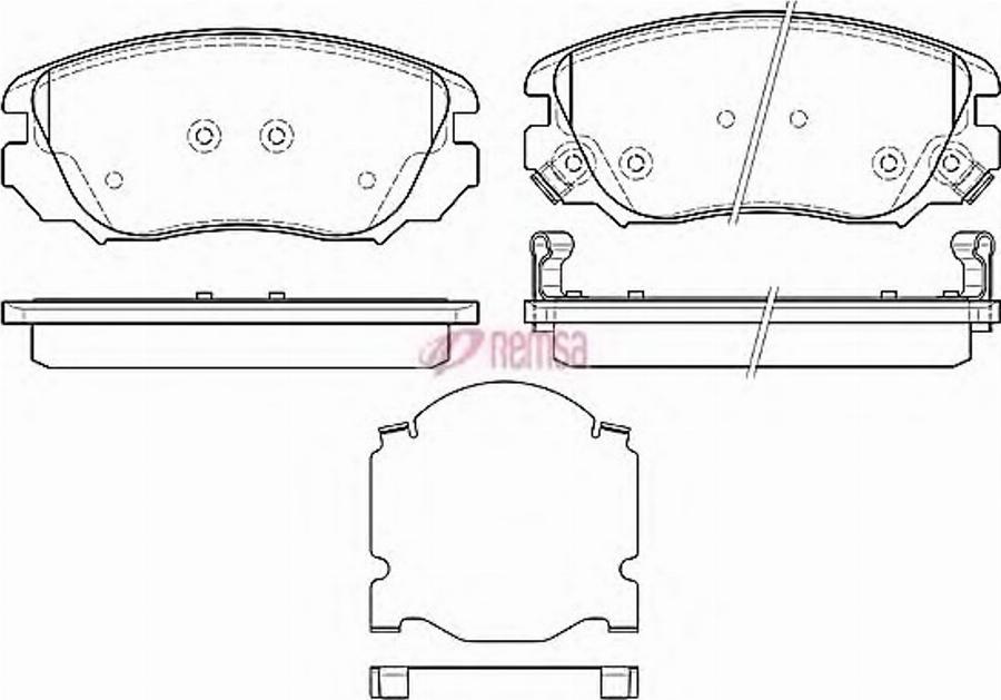 Metzger 1385.02 - Kit de plaquettes de frein, frein à disque cwaw.fr