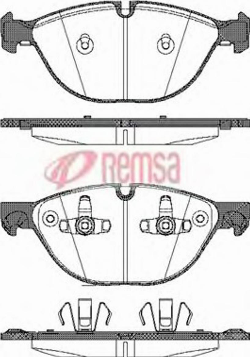 Metzger 1298.00 - Kit de plaquettes de frein, frein à disque cwaw.fr