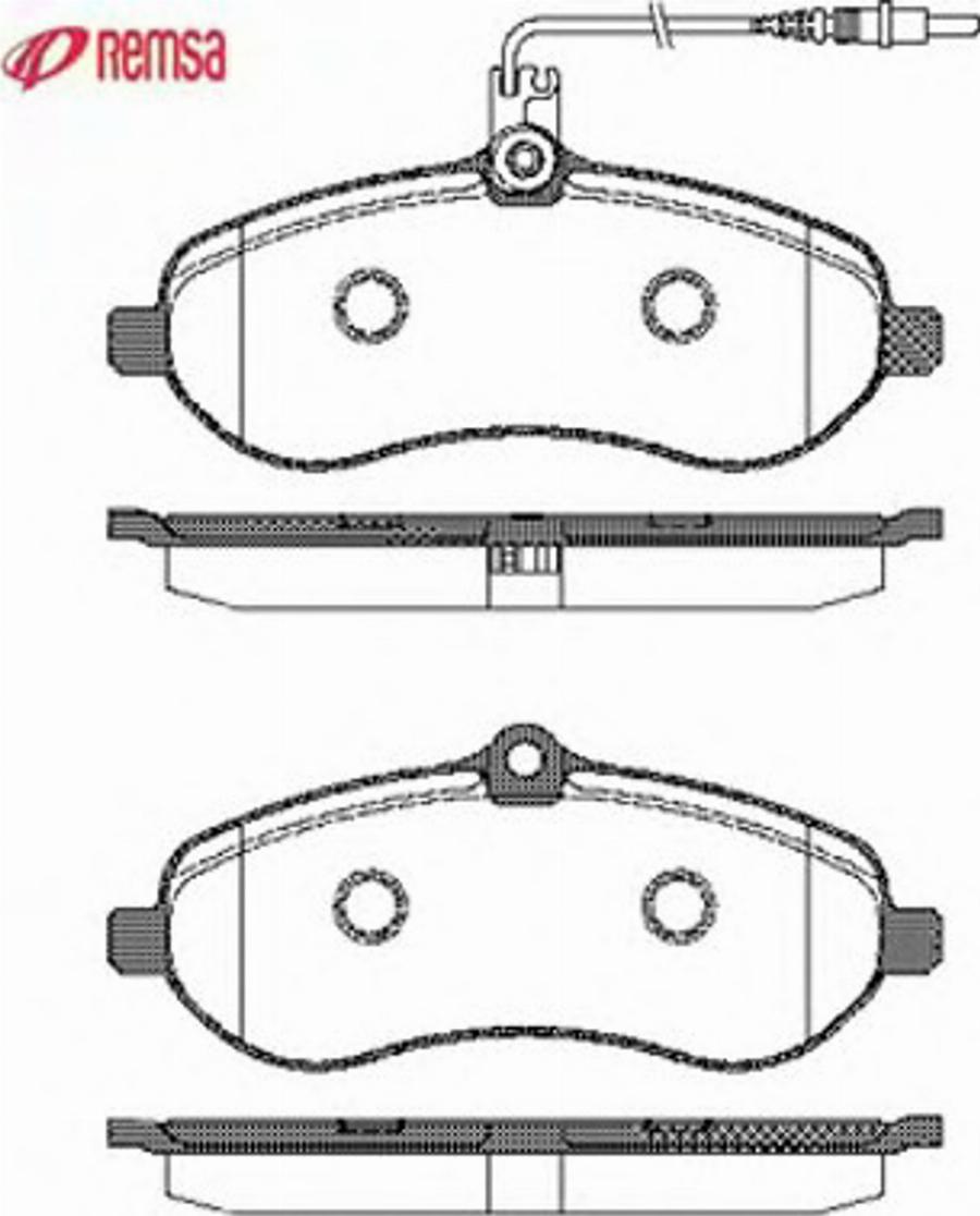 Metzger 129201 - Kit de plaquettes de frein, frein à disque cwaw.fr