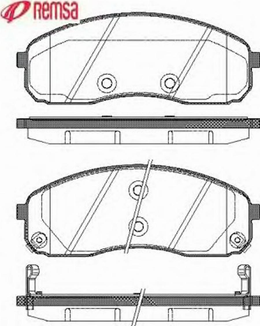 Metzger 124402 - Kit de plaquettes de frein, frein à disque cwaw.fr