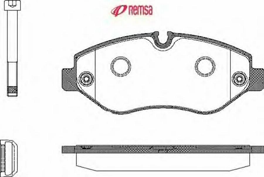 Metzger 124500 - Kit de plaquettes de frein, frein à disque cwaw.fr