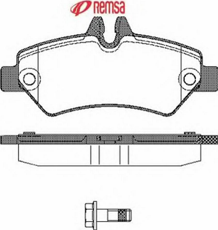 Metzger 124600 - Kit de plaquettes de frein, frein à disque cwaw.fr