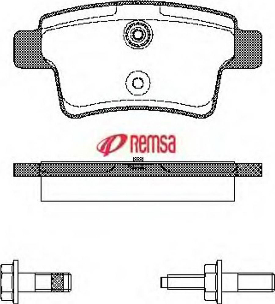 Metzger 124100 - Kit de plaquettes de frein, frein à disque cwaw.fr