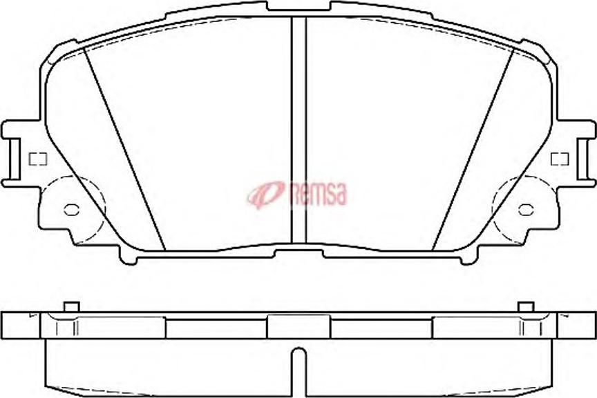 Metzger 1258.00 - Kit de plaquettes de frein, frein à disque cwaw.fr