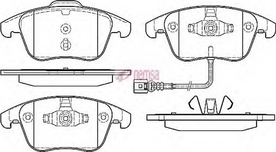 Metzger 1219.21 - Kit de plaquettes de frein, frein à disque cwaw.fr