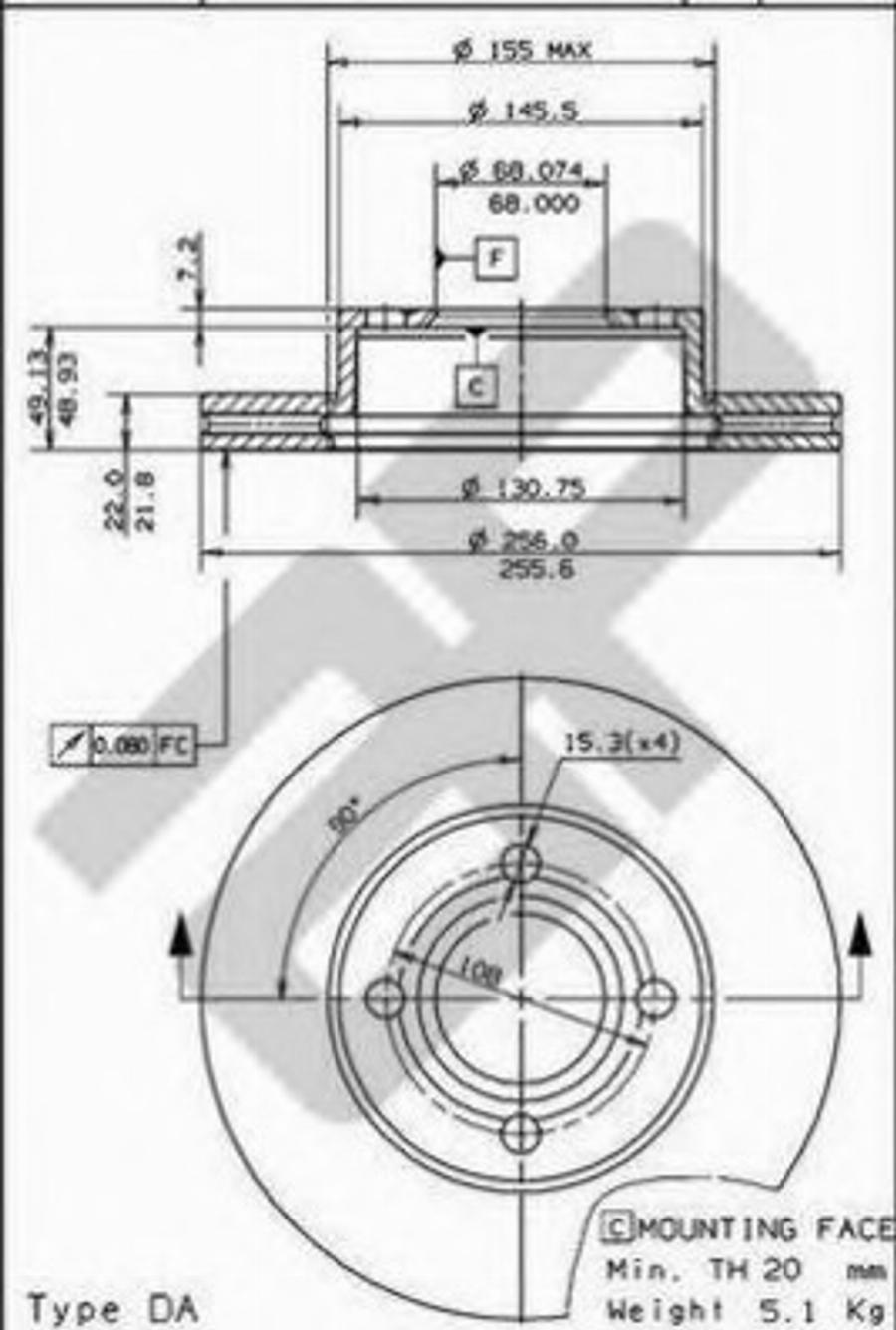 Metzger 24441 - Disque de frein cwaw.fr