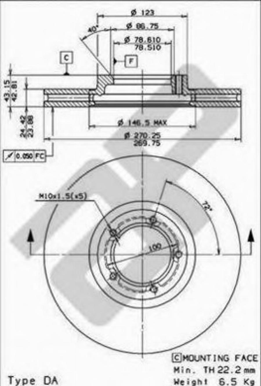 Metzger 24651 - Disque de frein cwaw.fr