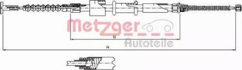 Metzger 241.2 - Tirette à câble, frein de stationnement cwaw.fr