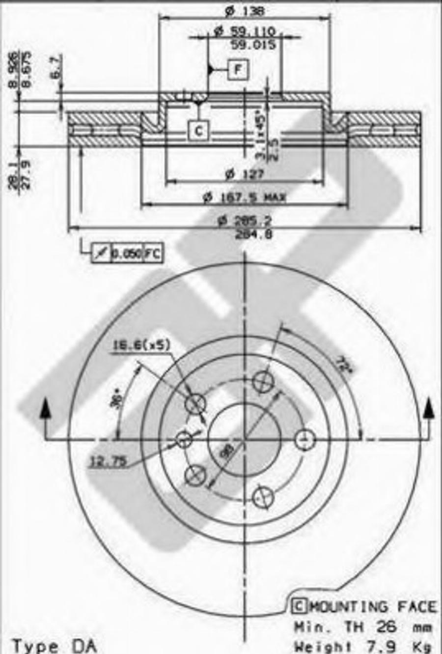 Metzger 24800 V - Disque de frein cwaw.fr