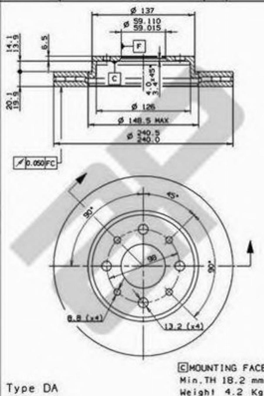 Metzger 24815 - Disque de frein cwaw.fr