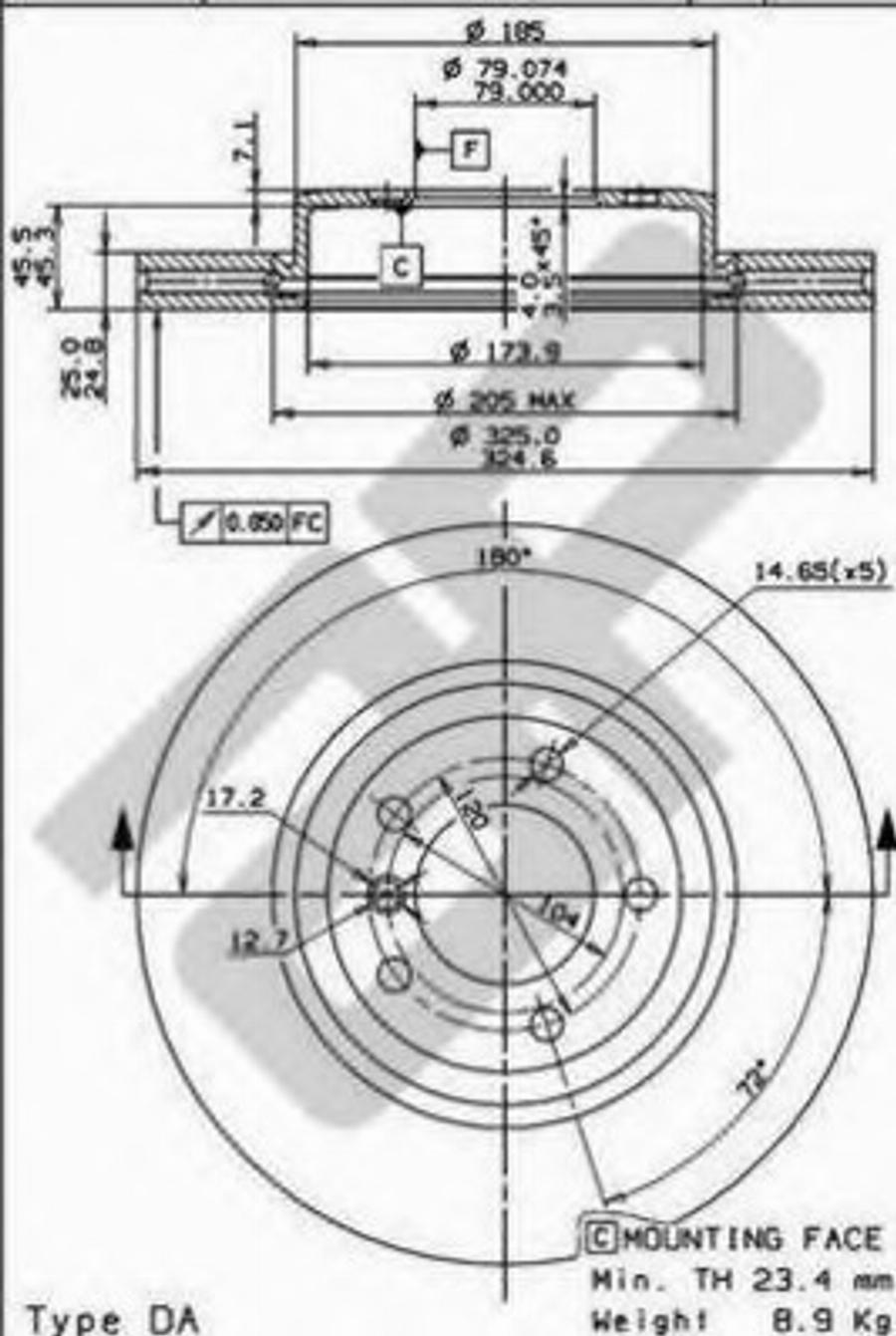 Metzger 24817 V - Disque de frein cwaw.fr