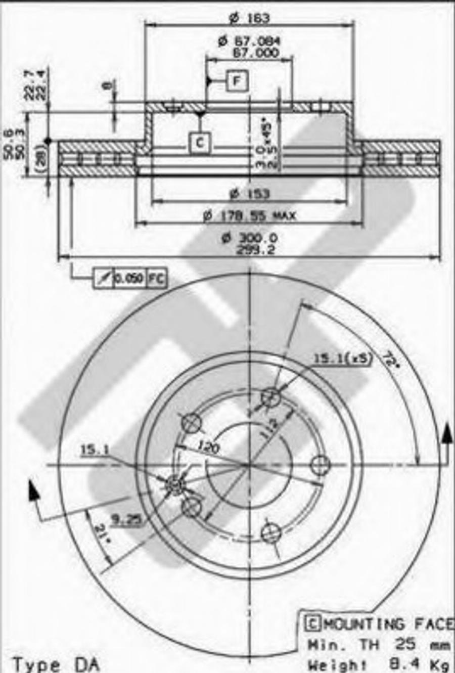 Metzger 24835 - Disque de frein cwaw.fr