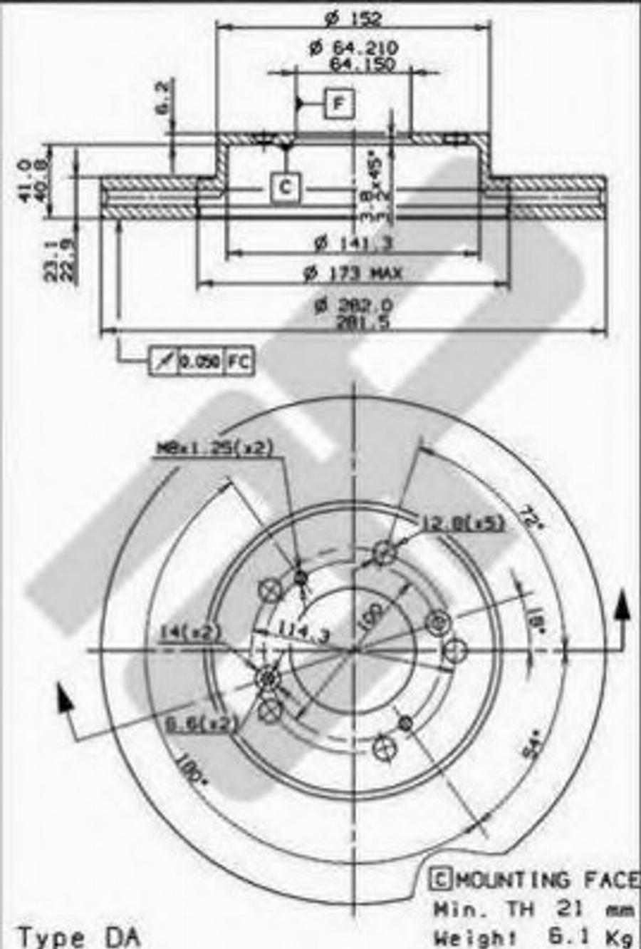 Metzger 24836 - Disque de frein cwaw.fr