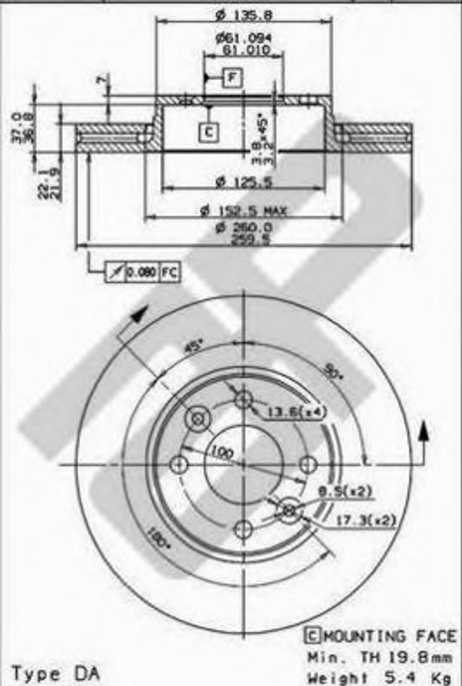 Metzger 24825 - Disque de frein cwaw.fr