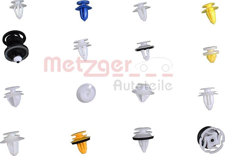 Metzger 2280099 - Assortiment, clips cwaw.fr