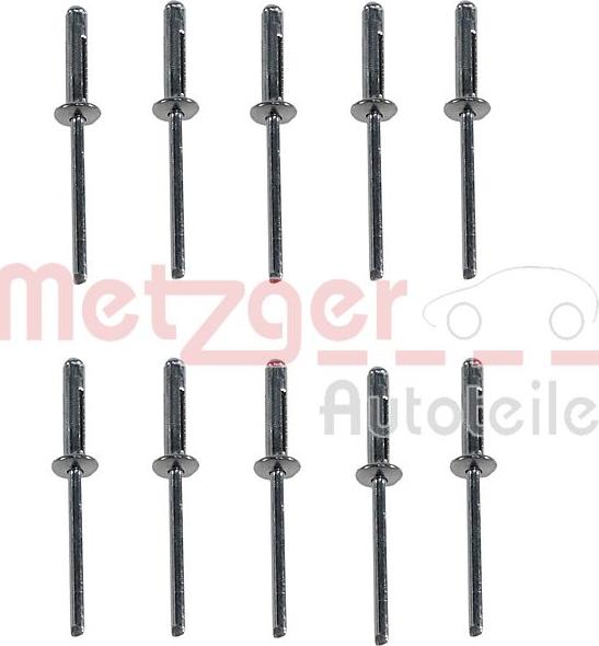 Metzger 2280037 - Clip, enjoliveur cwaw.fr