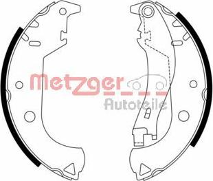 Metzger MG 964 - Jeu de mâchoires de frein cwaw.fr