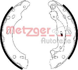 Metzger MG 112 - Jeu de mâchoires de frein cwaw.fr