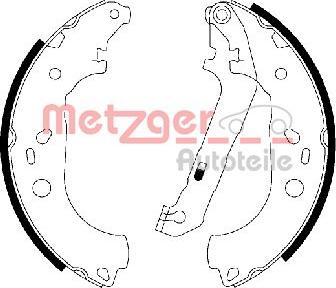 Metzger MG 211 - Jeu de mâchoires de frein cwaw.fr