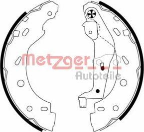 Metzger MG 785 - Jeu de mâchoires de frein cwaw.fr