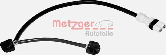 Metzger WK 17-002 - Contact d'avertissement, usure des plaquettes de frein cwaw.fr