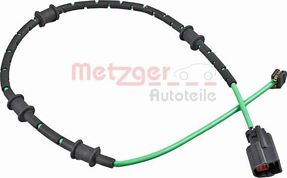 Metzger WK 17-321 - Contact d'avertissement, usure des plaquettes de frein cwaw.fr